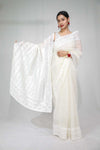 Organza Applique Saree