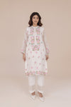 Organza Shadow Work Kurta