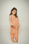 Peach Silk Kurta Shalwar