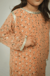 Peach Silk Kurta Shalwar