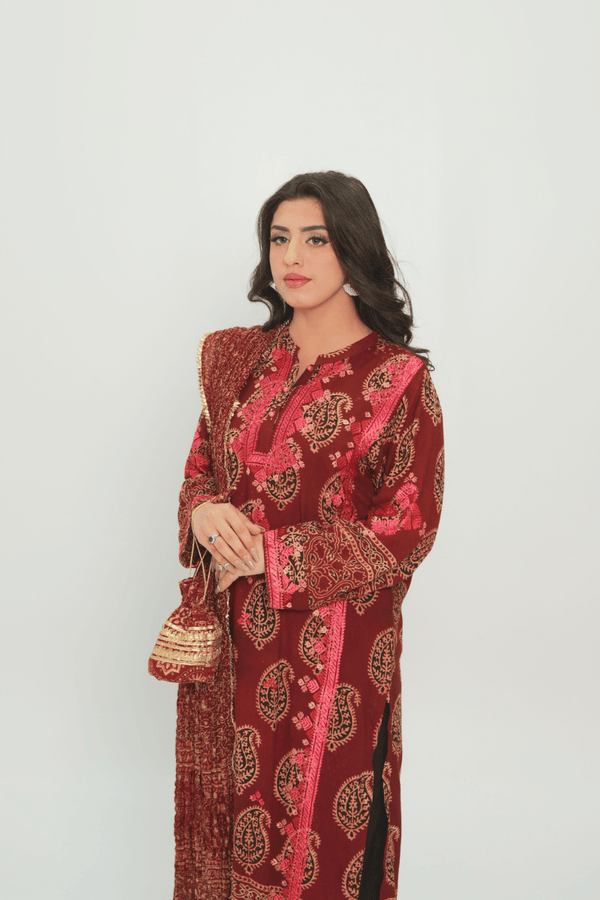 Phulkari Gulbahar Kurta