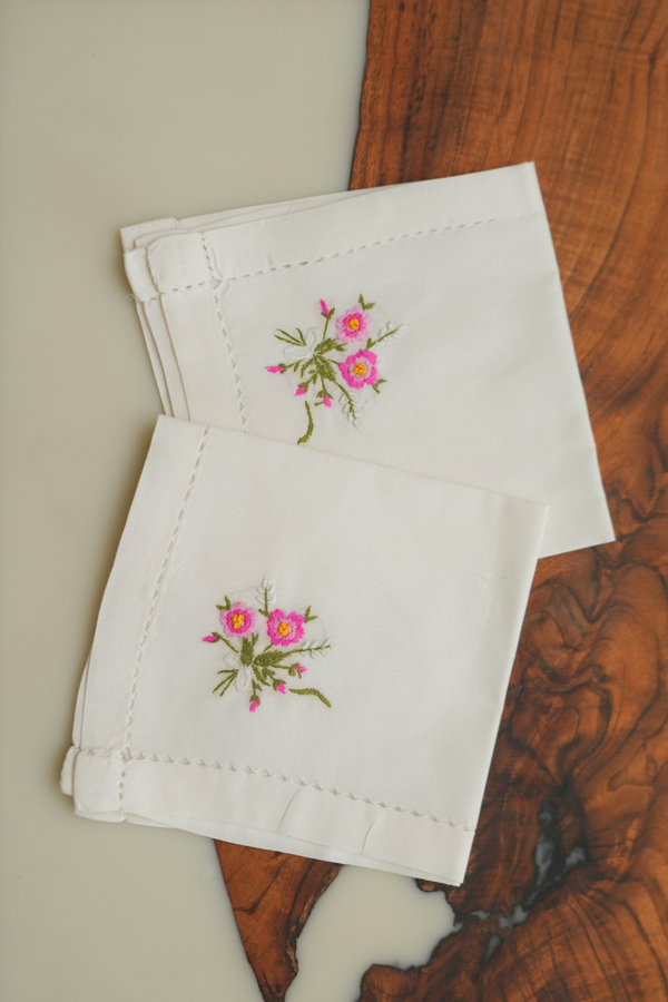 Pink Petal Tea Napkins