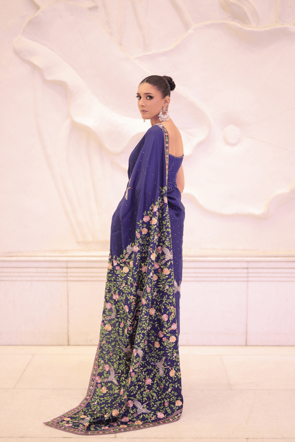 Royal Plum Elegance Saree