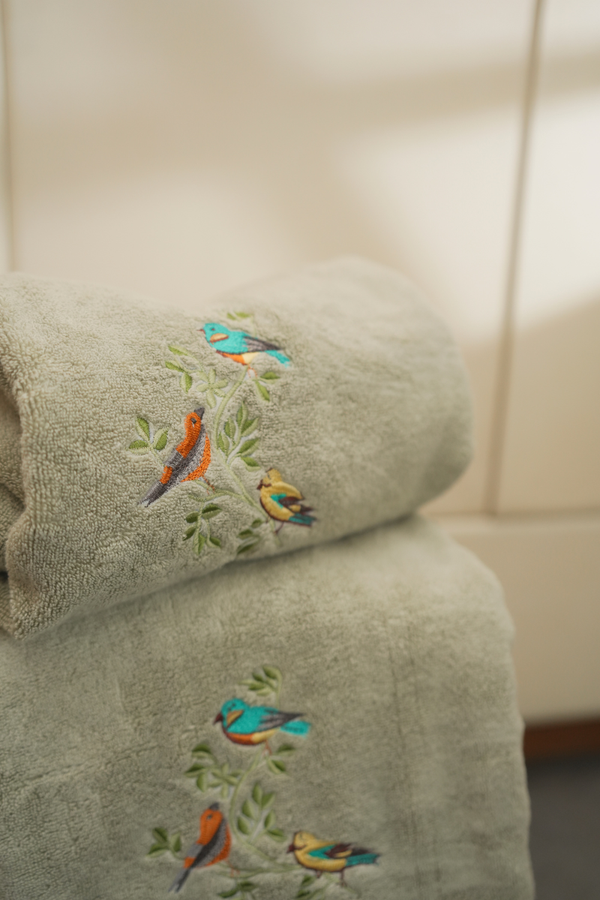 Sage Sparrow Towel