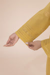 Sunflower Tarkashi Hand Embroidered Kurta