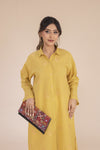 Sunflower Tarkashi Hand Embroidered Kurta