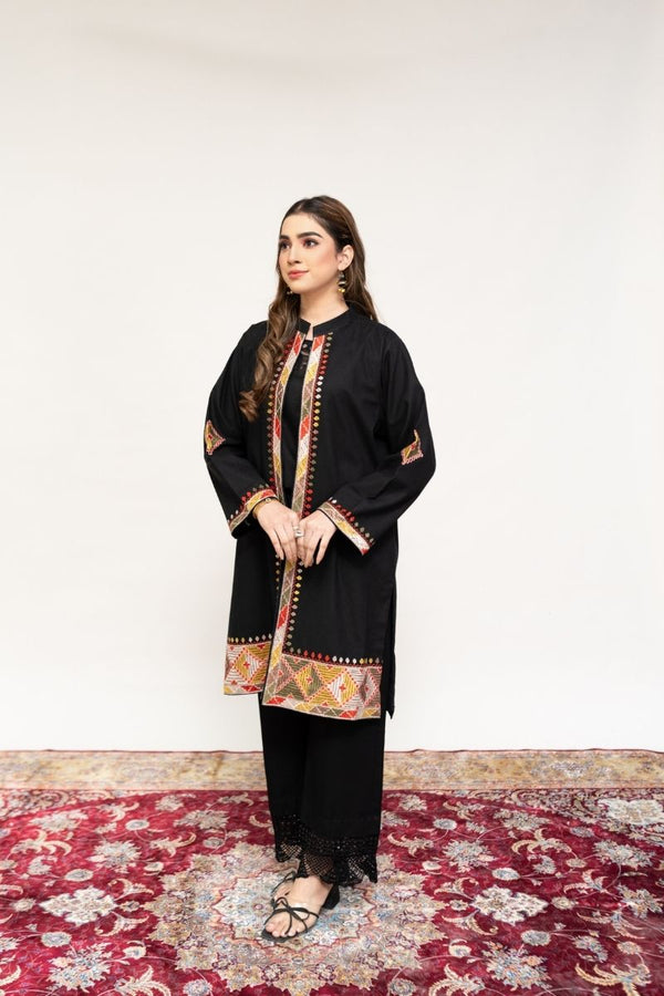 THREADED MIDNIGHT GOWN