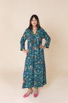 Teal Garden Kaftan