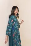 Teal Garden Kaftan