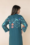 Teal Garden Kaftan