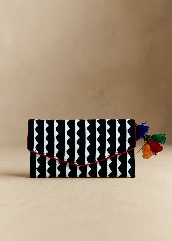 The Tribal Zigzag Envelope Clutch