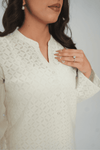 White Serenity Kurta