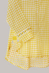 Yellow Check Kurti